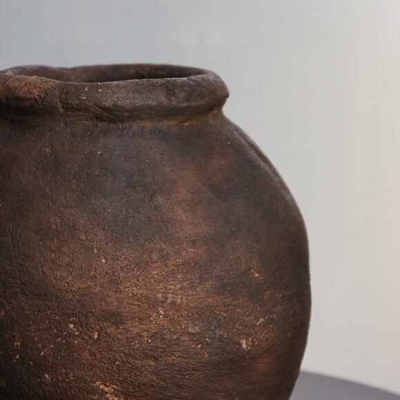 Handmade Tunisian Antique Vase | Wabi-Sabi Inspired - Picture 6 of 7